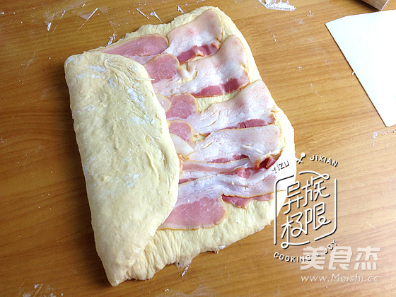 培根面包的做法