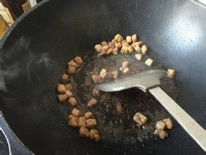 食补佳品炒四丁的做法