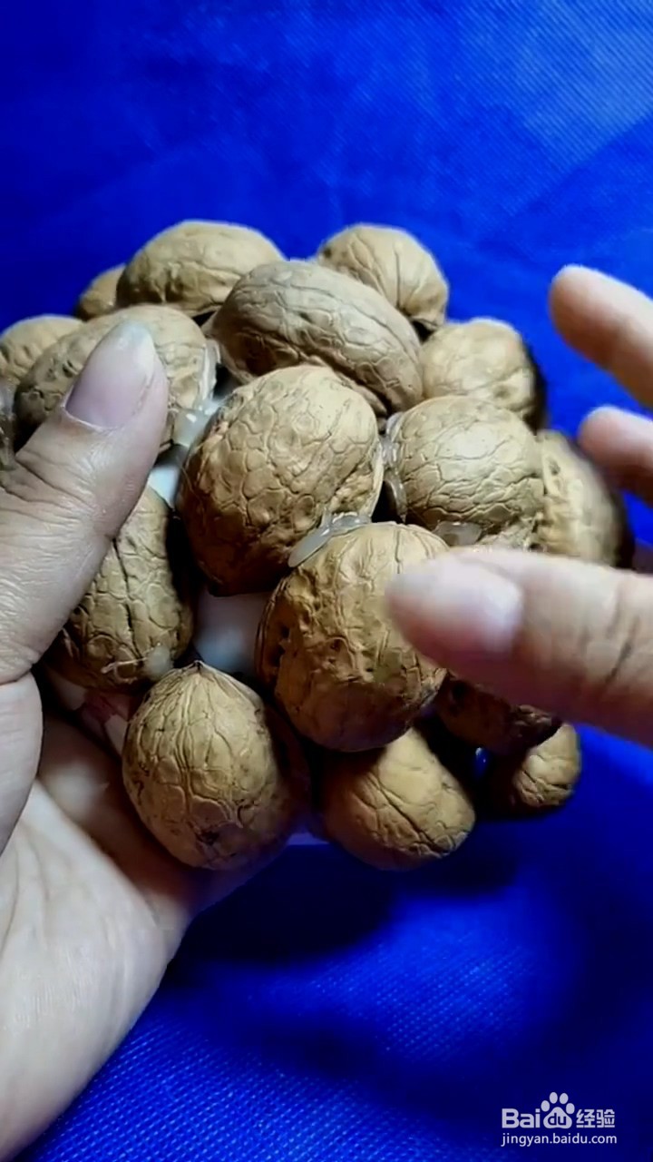 如何用核桃壳做水果篮？