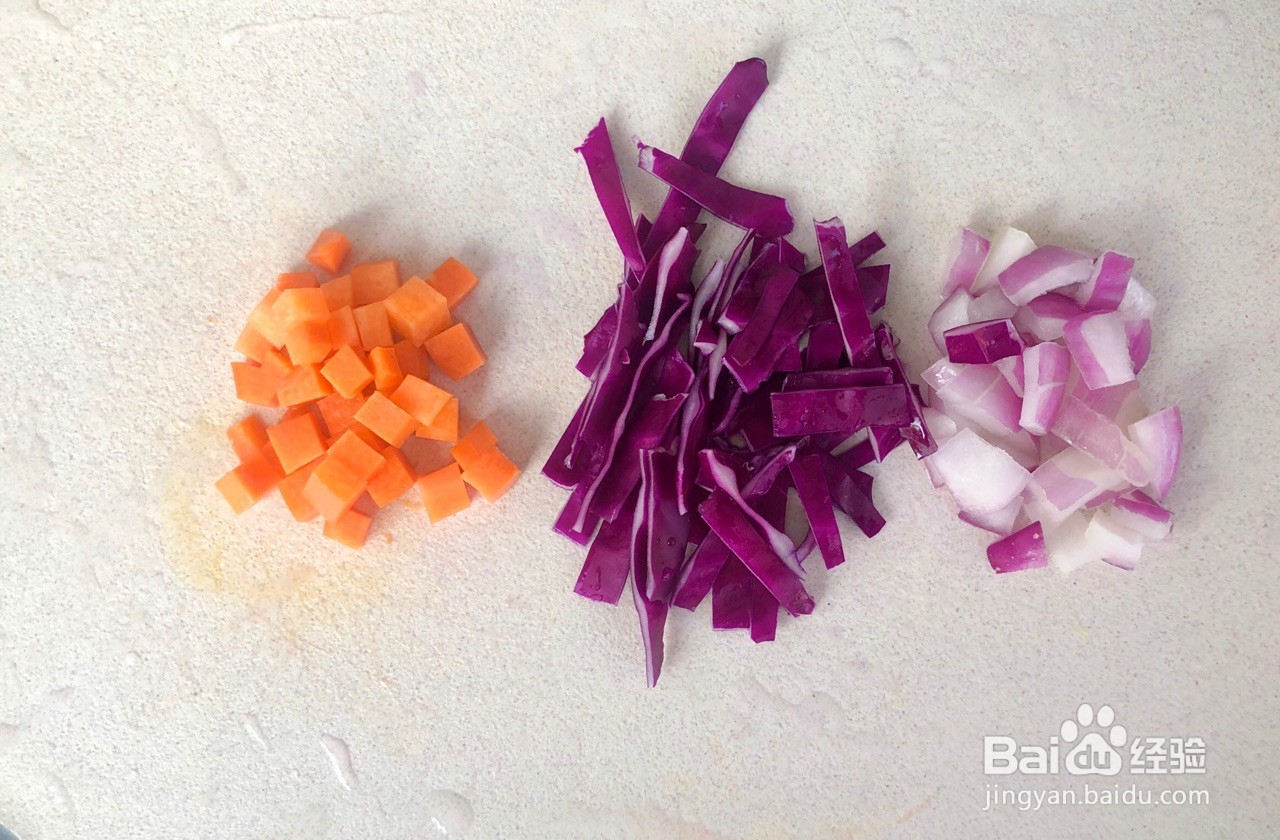 三色藜麦鸡胸肉咖喱缤纷炒饭