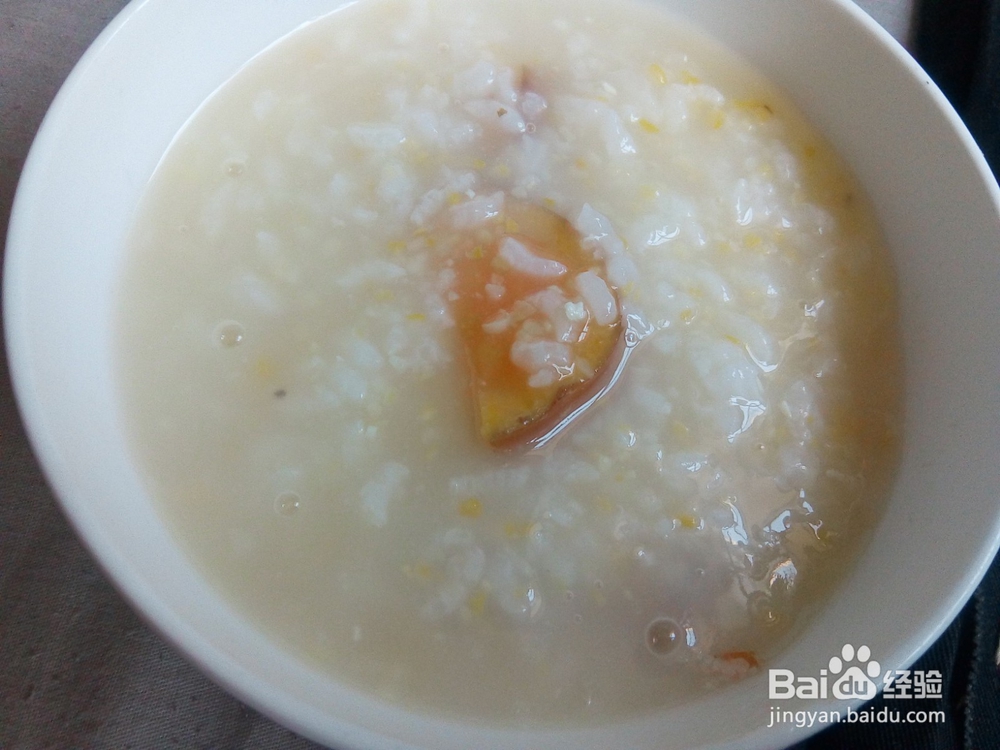 家常地瓜两参粥