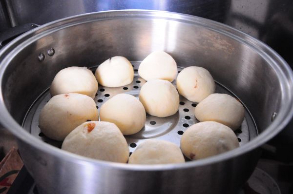 豆渣果干小馒头