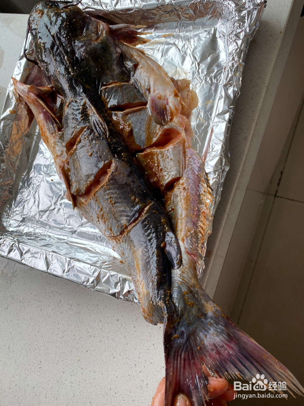 酱香烤鱼烤箱版的做法