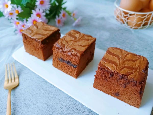 巧克力夹层古早蛋糕