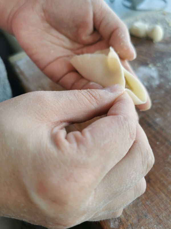 黄瓜鸡蛋鲜虾水饺