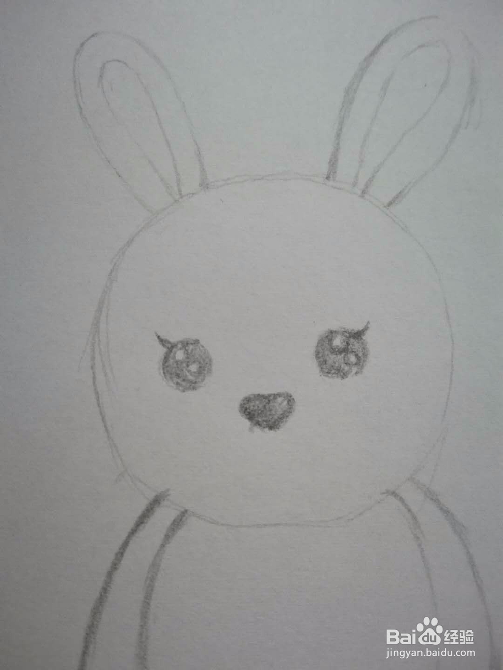 如何画兔子的简笔画