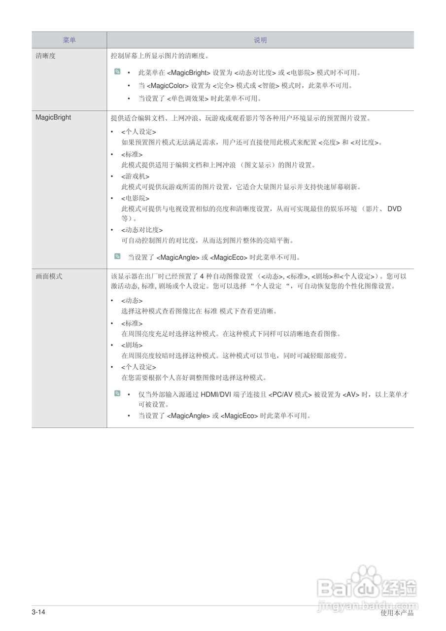 三星BX2050液晶显示器使用说明书:[4]
