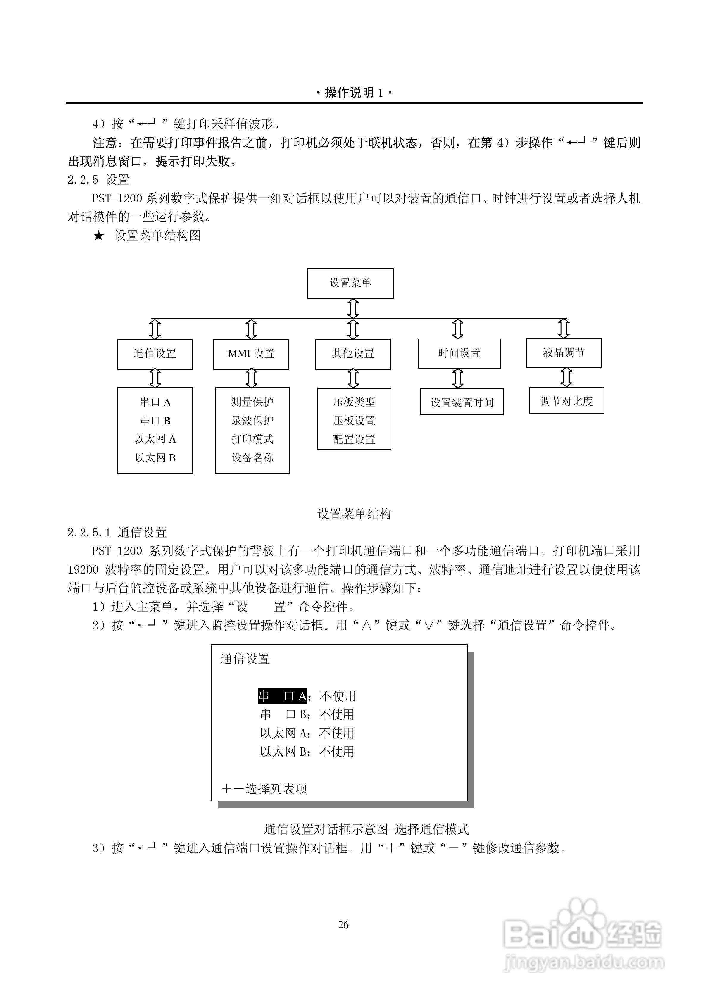 PST-1210C数字式变压器保护装置说明书:[7]