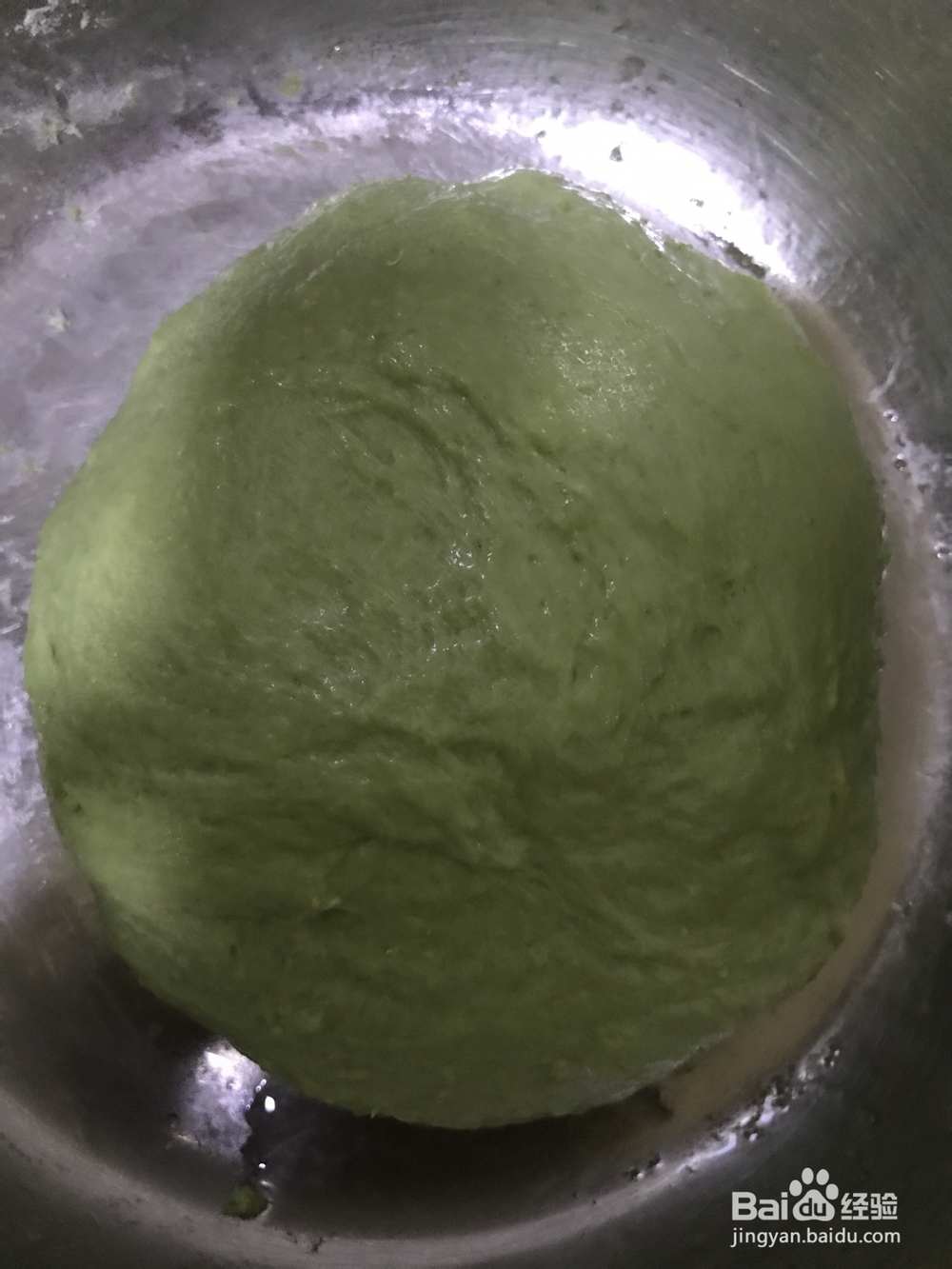 酥到掉渣的菠菜油条