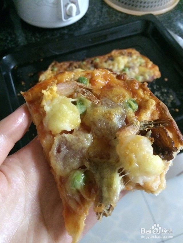 脆底披萨的做法