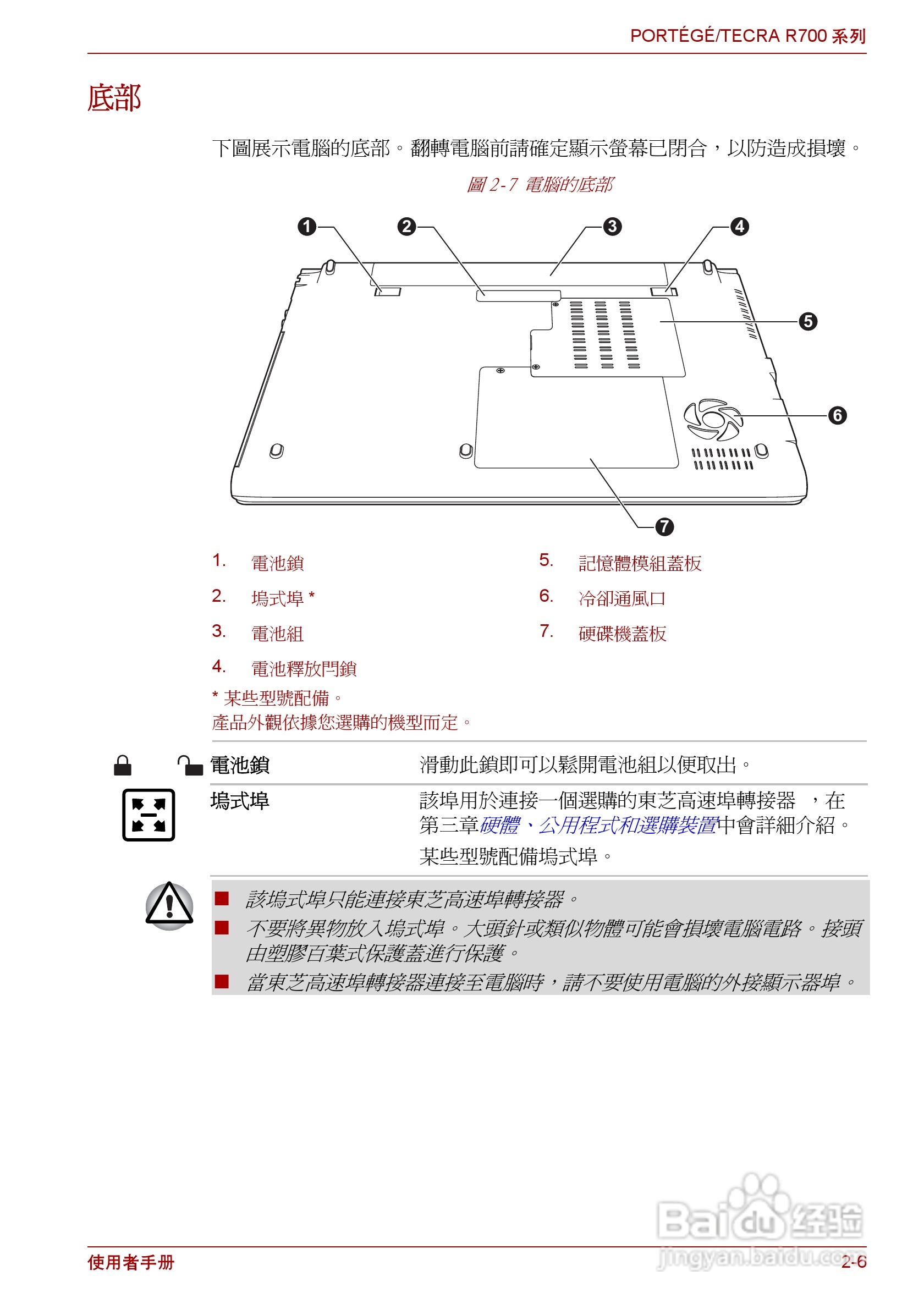 东芝PORTEGE R700笔记本电脑使用说明书:[4]