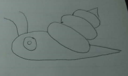 教你画蜗牛的简笔画