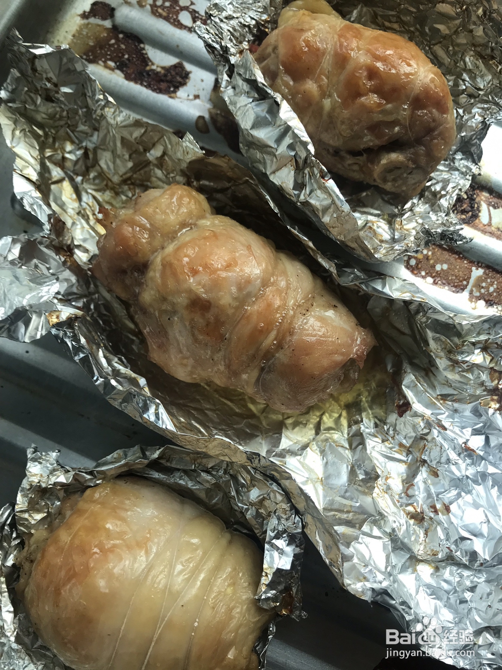超级过瘾的鸡腿蔬菜皮蛋卷