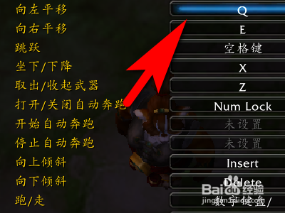 魔兽世界怀旧服如何设置向左平移快捷键？