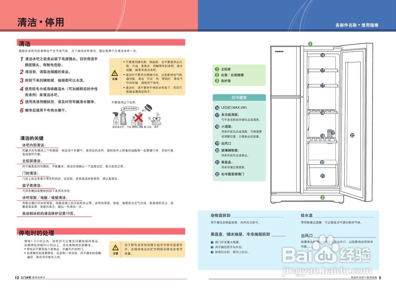 卡萨帝酒柜使用说明书图片