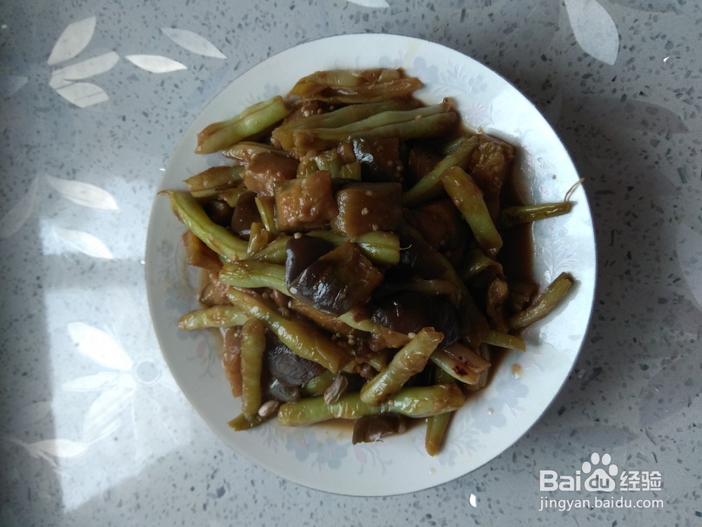 酱香味豆角茄子
