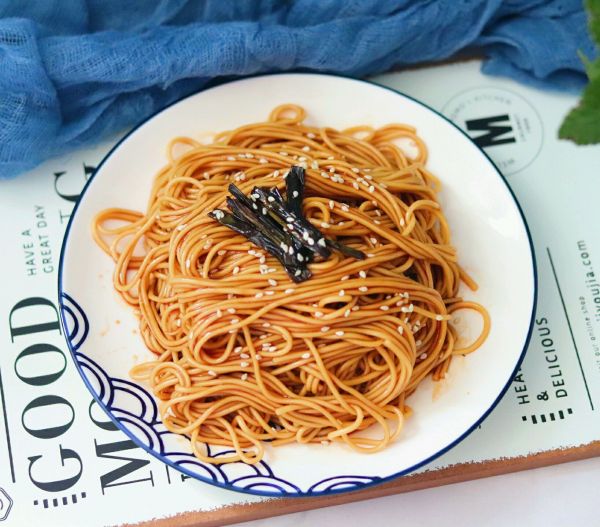 懒人版葱油拌面