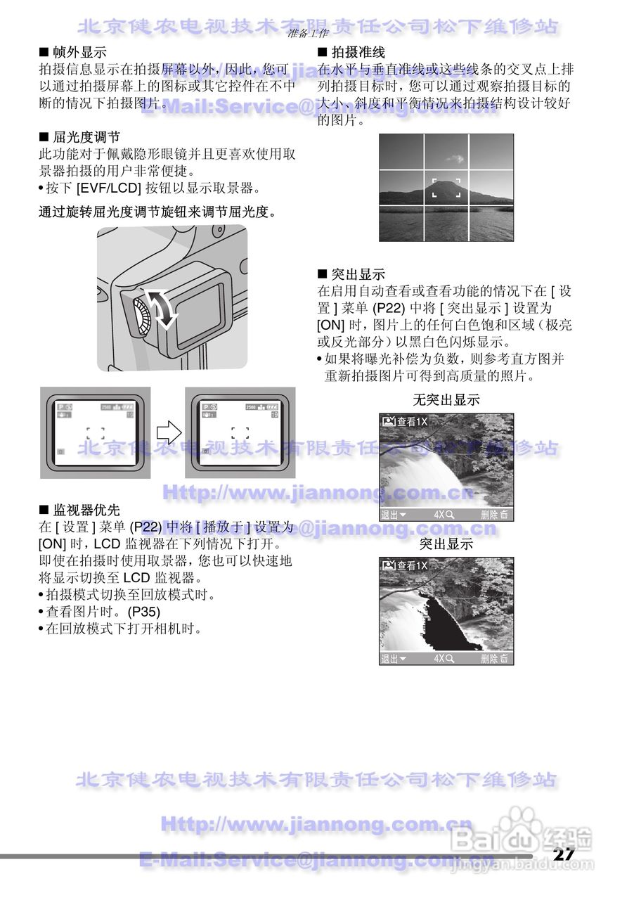 Panasonic DMC-FZ20GC数码相机使用说明书:[3]