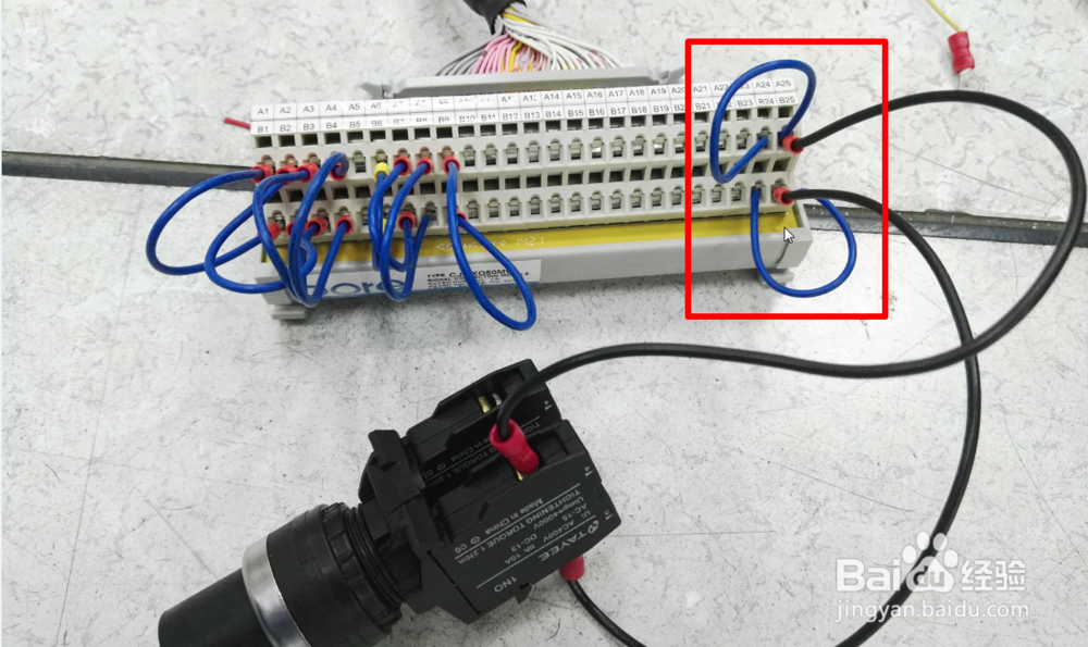 三菱机六轴械手安全门、手动-自动切换线路接法
