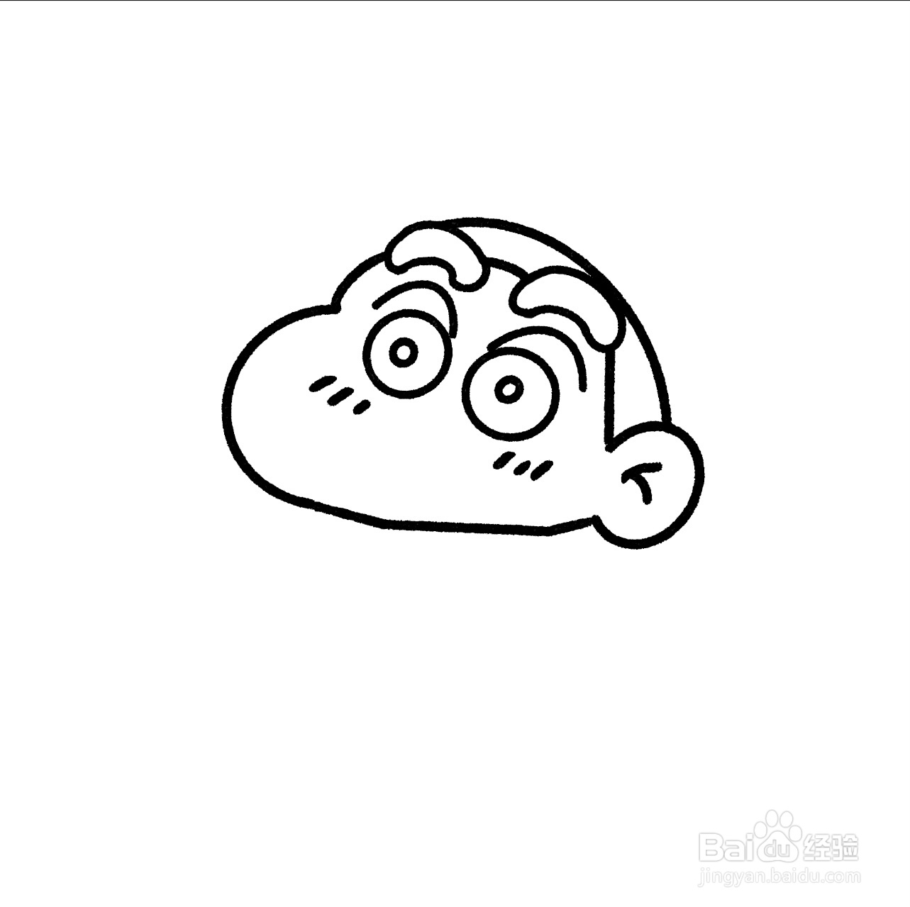 零基础教程【蜡笔小新简笔画】附加步骤