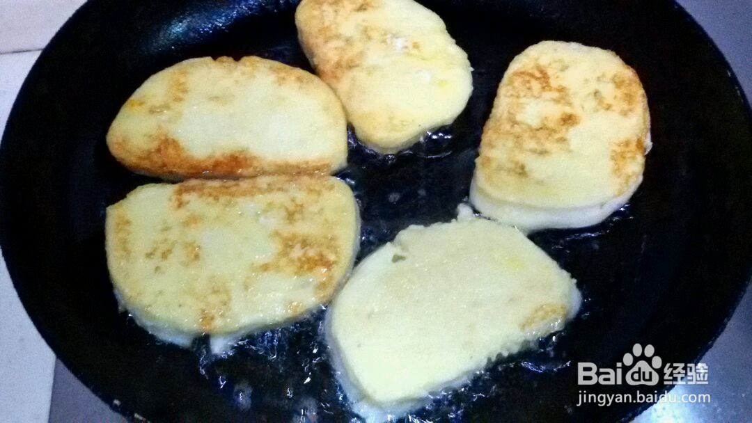 香酥蛋煎馒头的做法