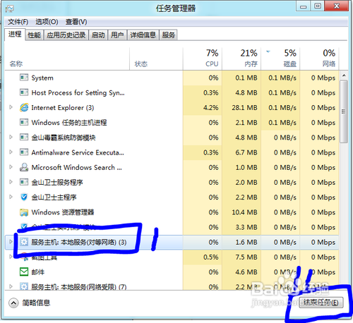 WIN8 CPU占用高解决方法