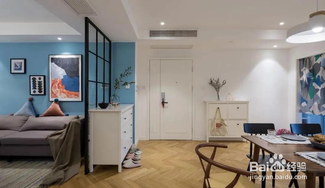 玄关只放鞋柜就落伍了,现在流行这样设计!