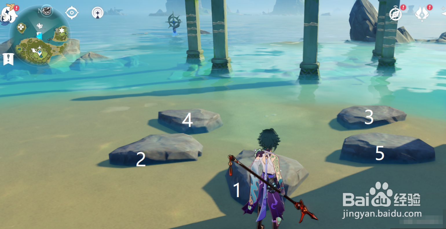 原神破破岛的五音柱解密任务攻略