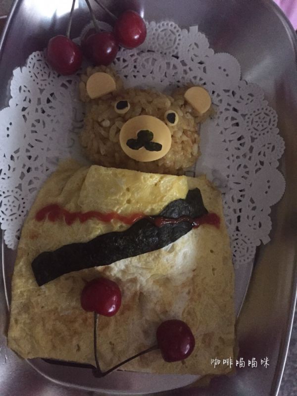 日式小熊咖喱便当