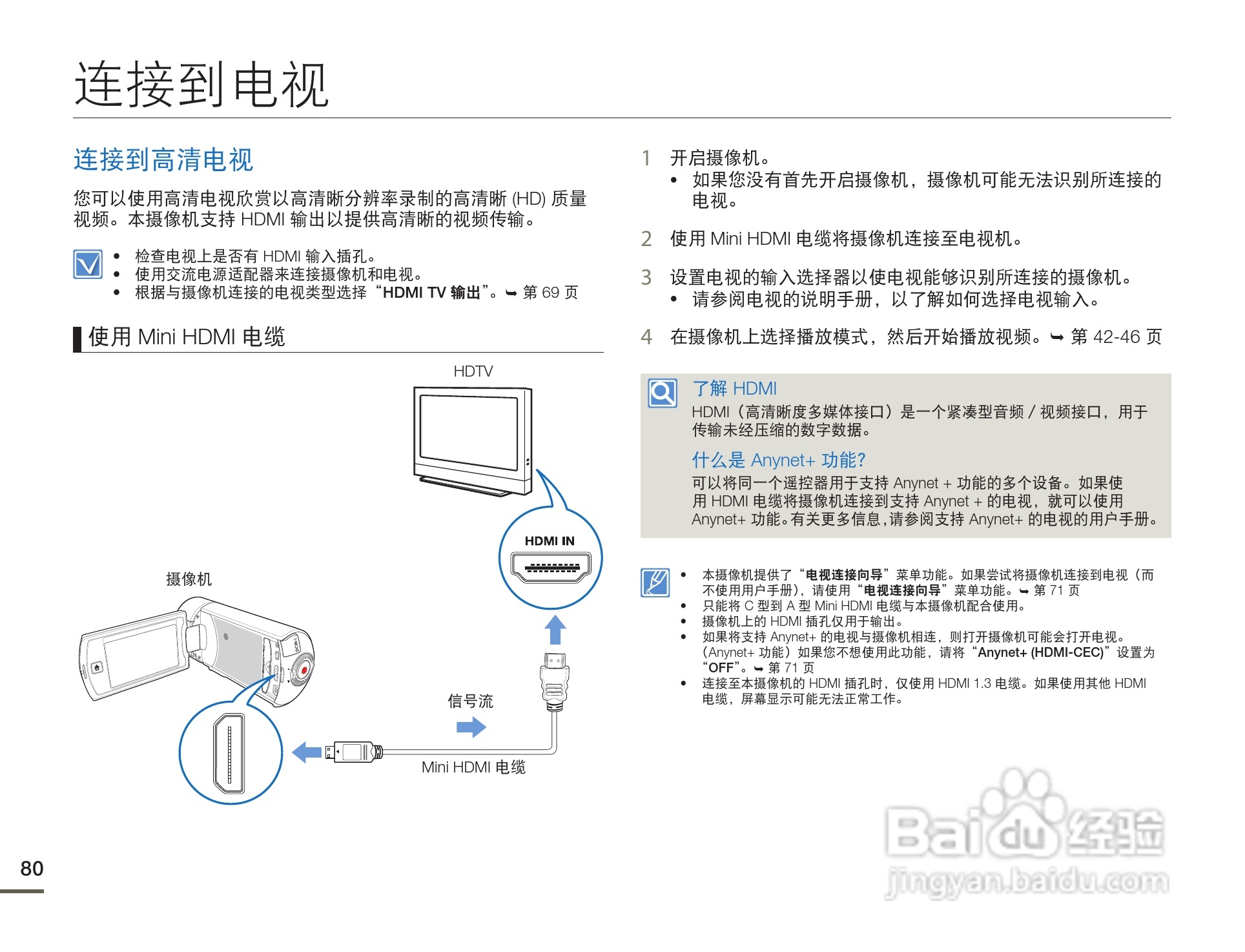 三星HMX-Q130PP数码摄像机使用说明书:[8]