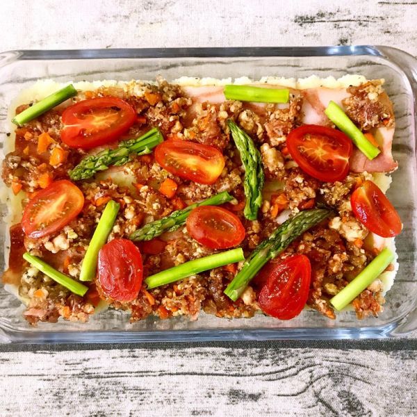 芝士焗千层牛肉土豆泥