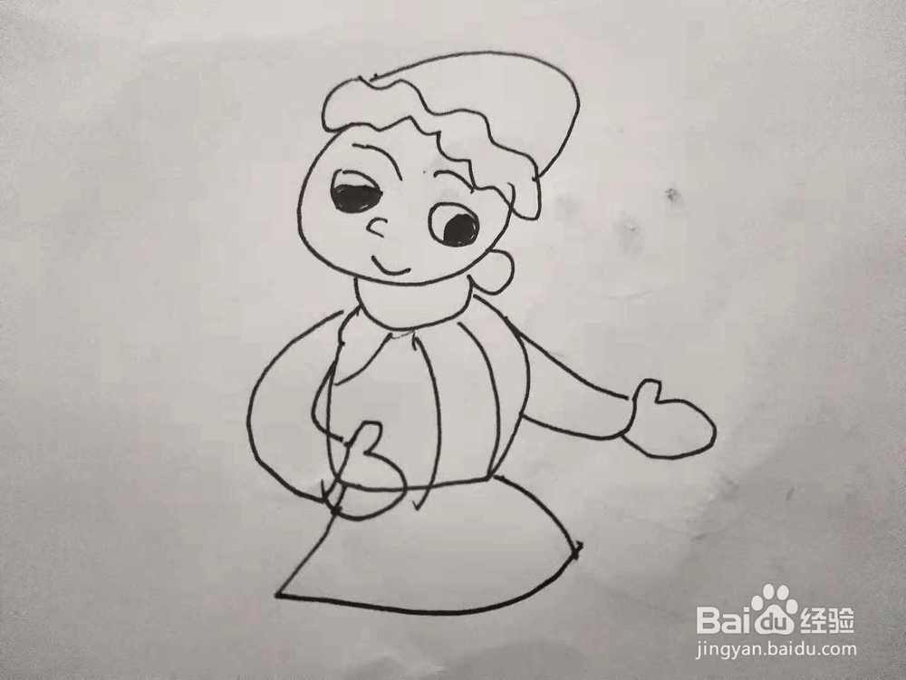 简笔画之人物画经验分享九