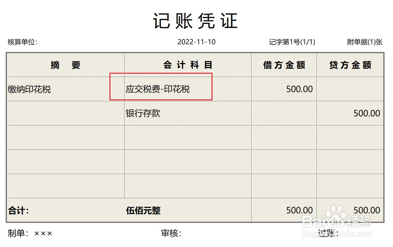 印花税最新政策2022年减半征收账务处理