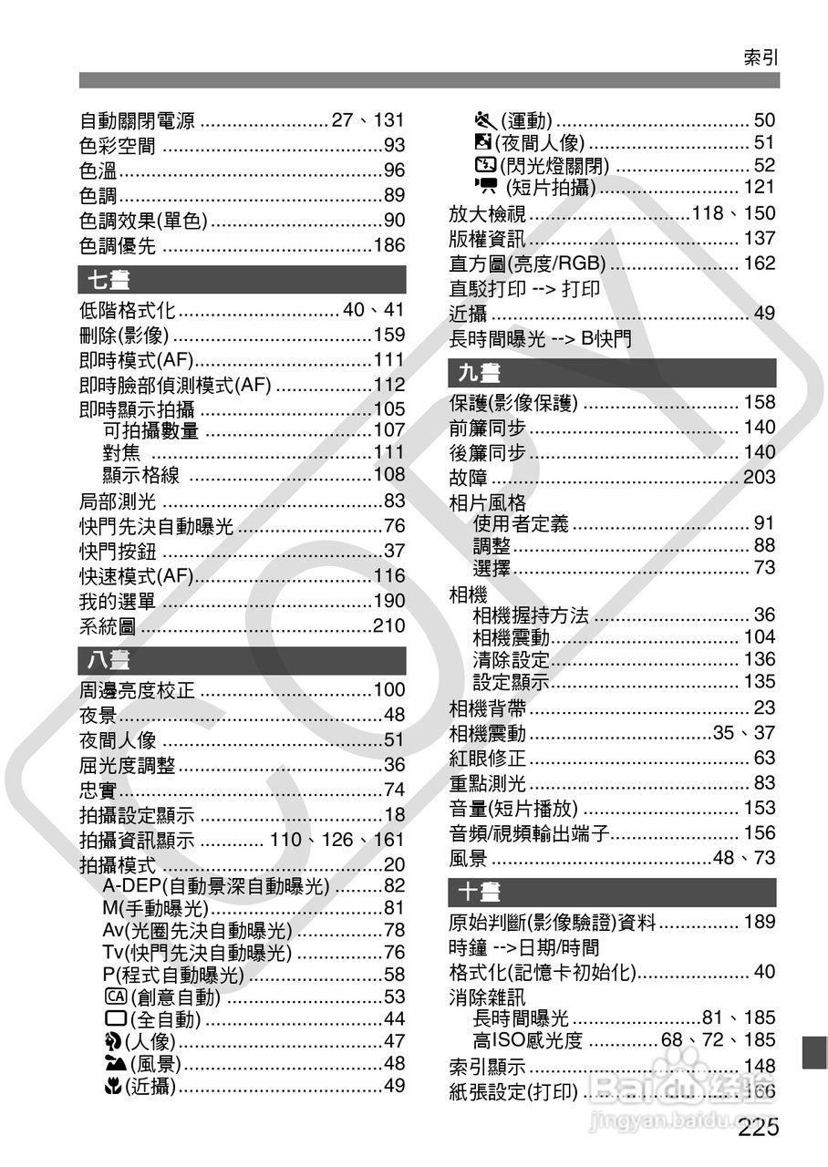 佳能 EOS 500D数码相机使用说明书:[23]