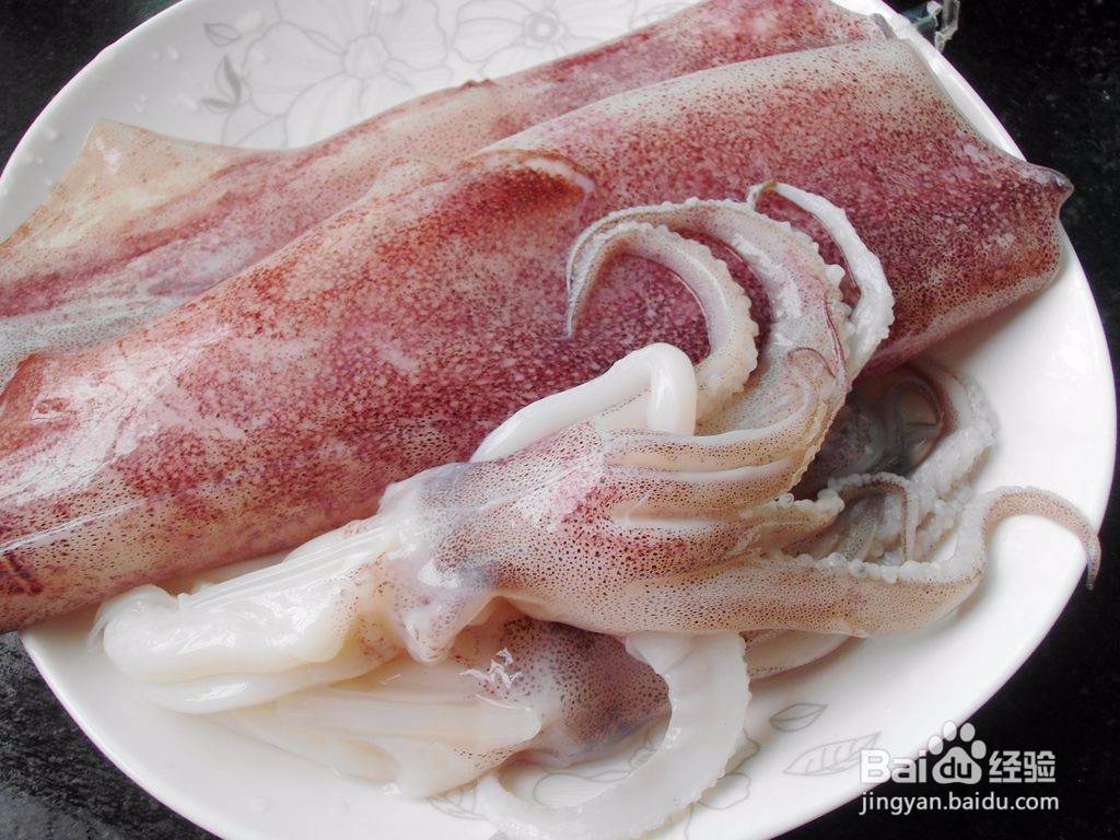 爆炒鱿鱼卷的做法