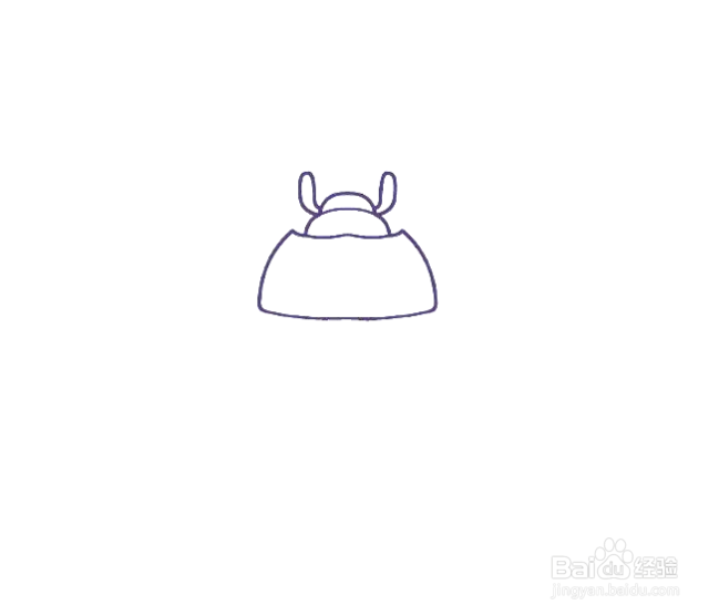 如何画甲虫的简笔画