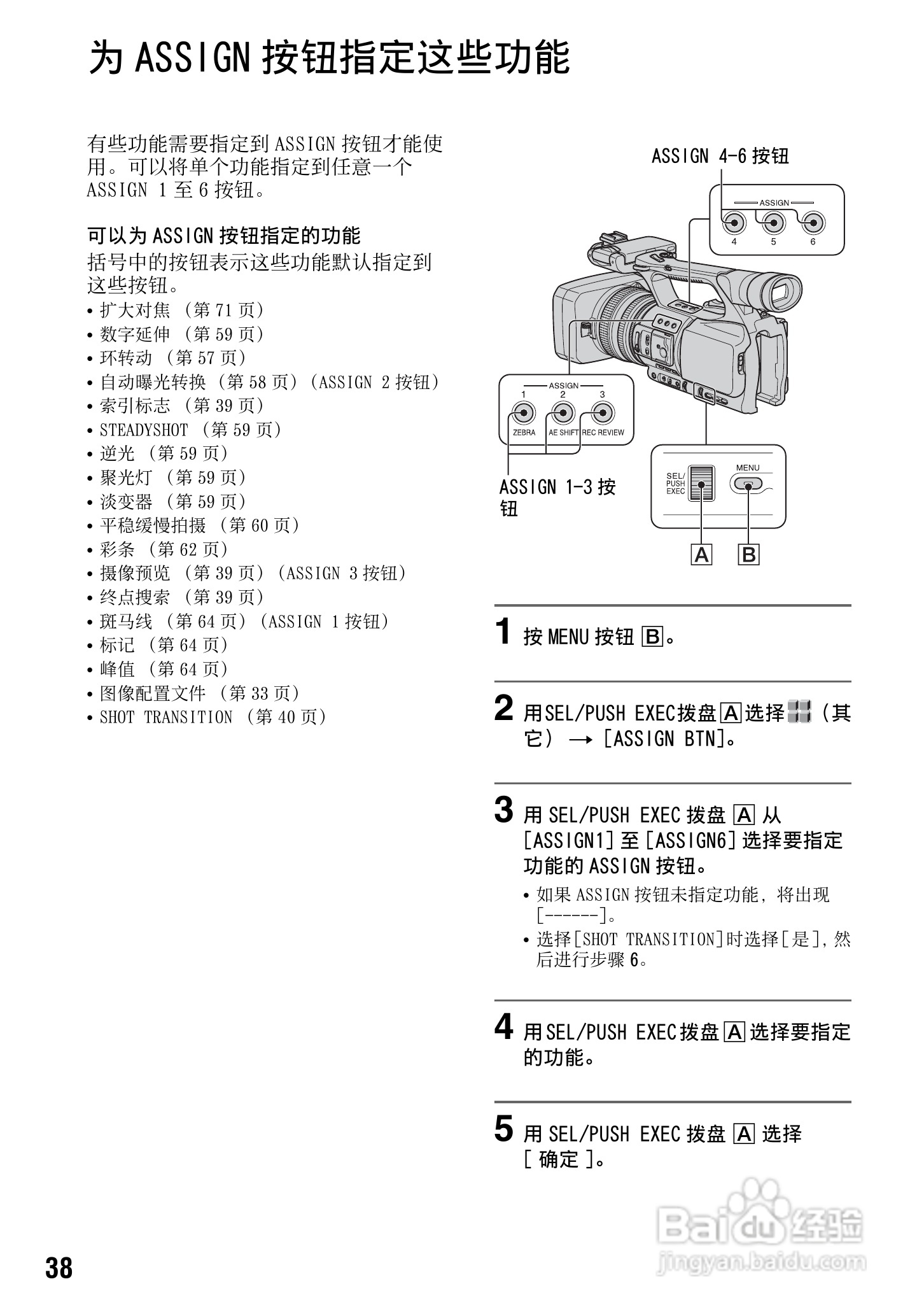 SONY HDR-FXX1000E摄像机说明书:[4]
