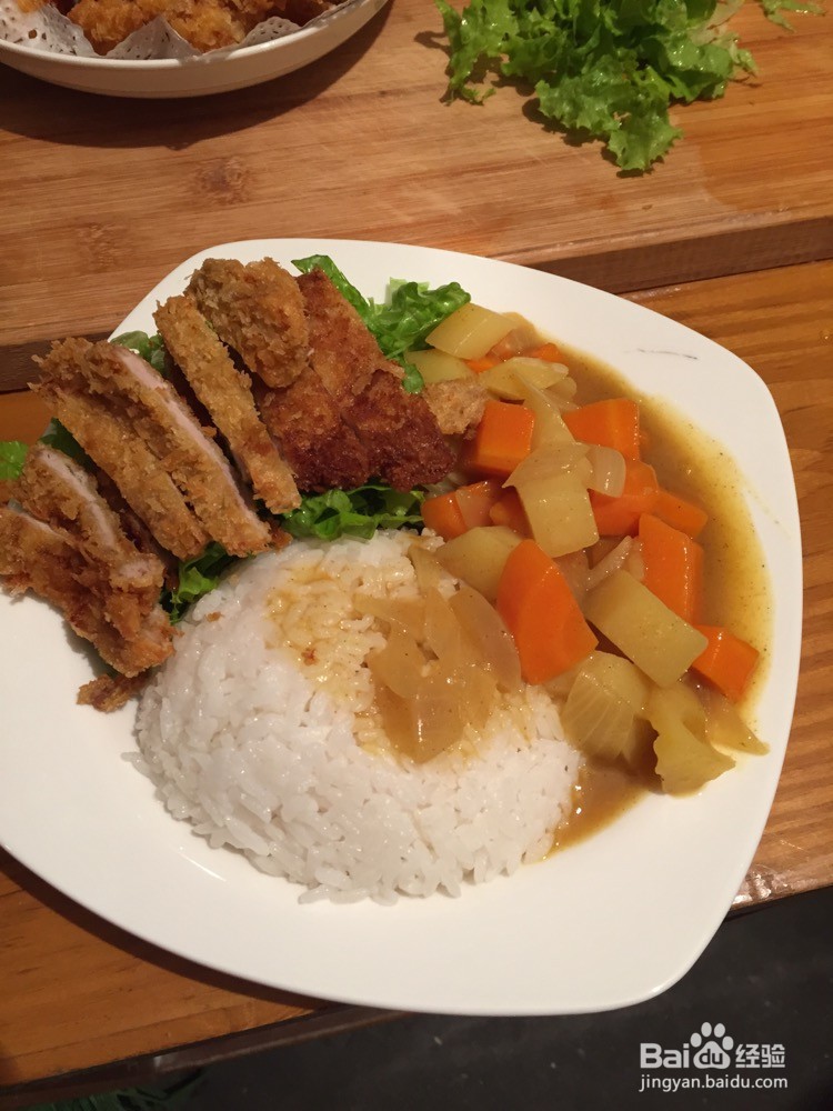 咖喱猪扒饭的做法