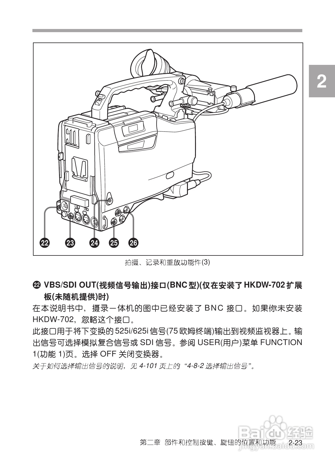 SONY HDW-730/HDW-750/HDW-750P高清晰度摄录一体机使:[4]