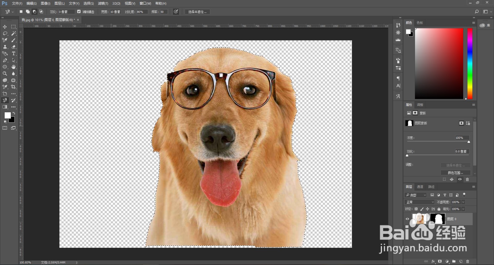 如何使用磁性套索工具抠图