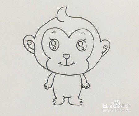 金丝猴怎么画