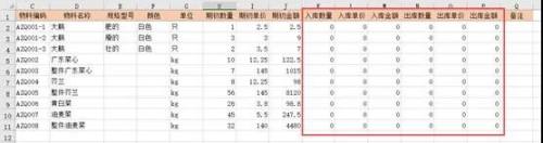 Excel：教大家做简单的进销存