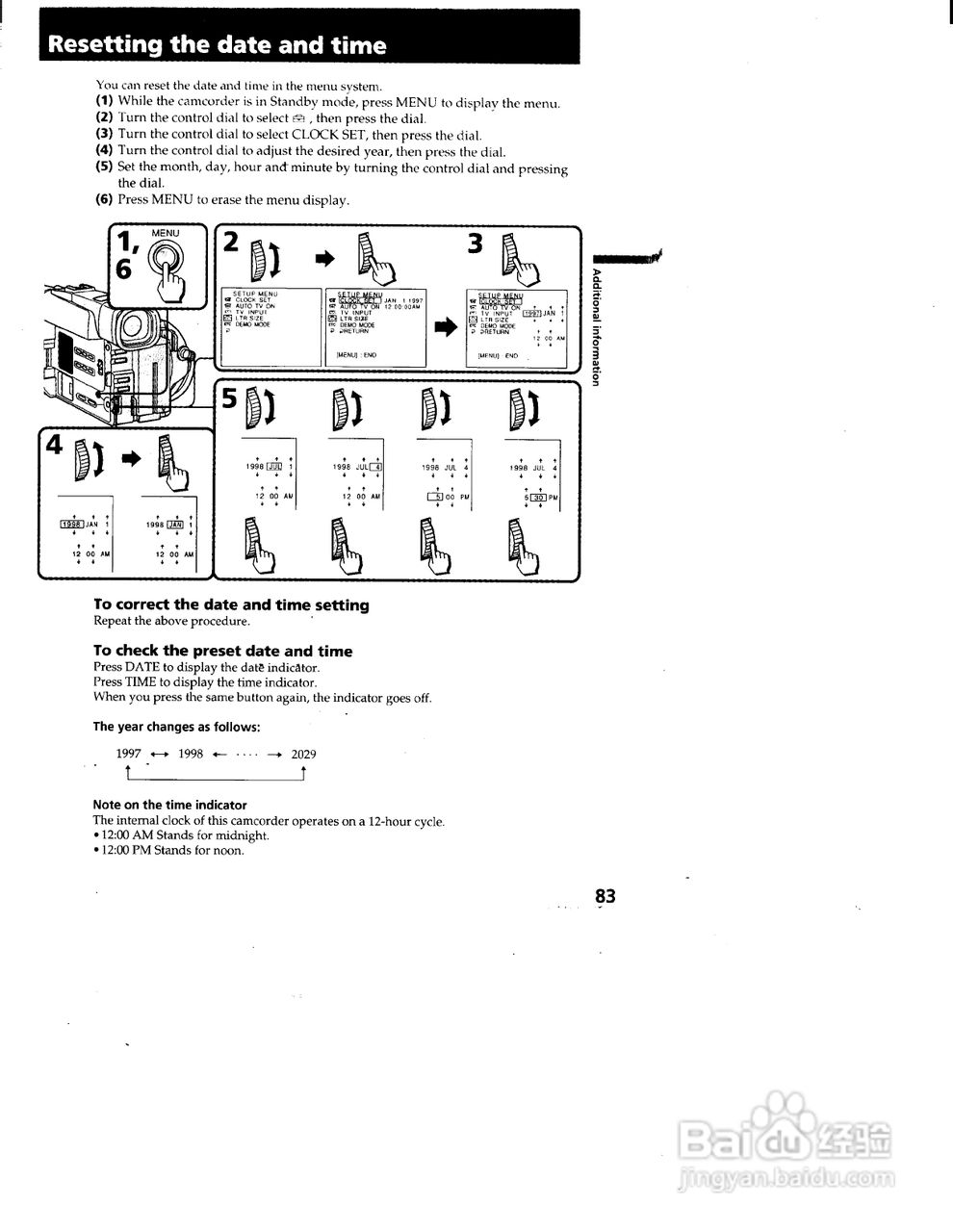 索尼CCD-TRV99模拟摄像机说明书:[9]