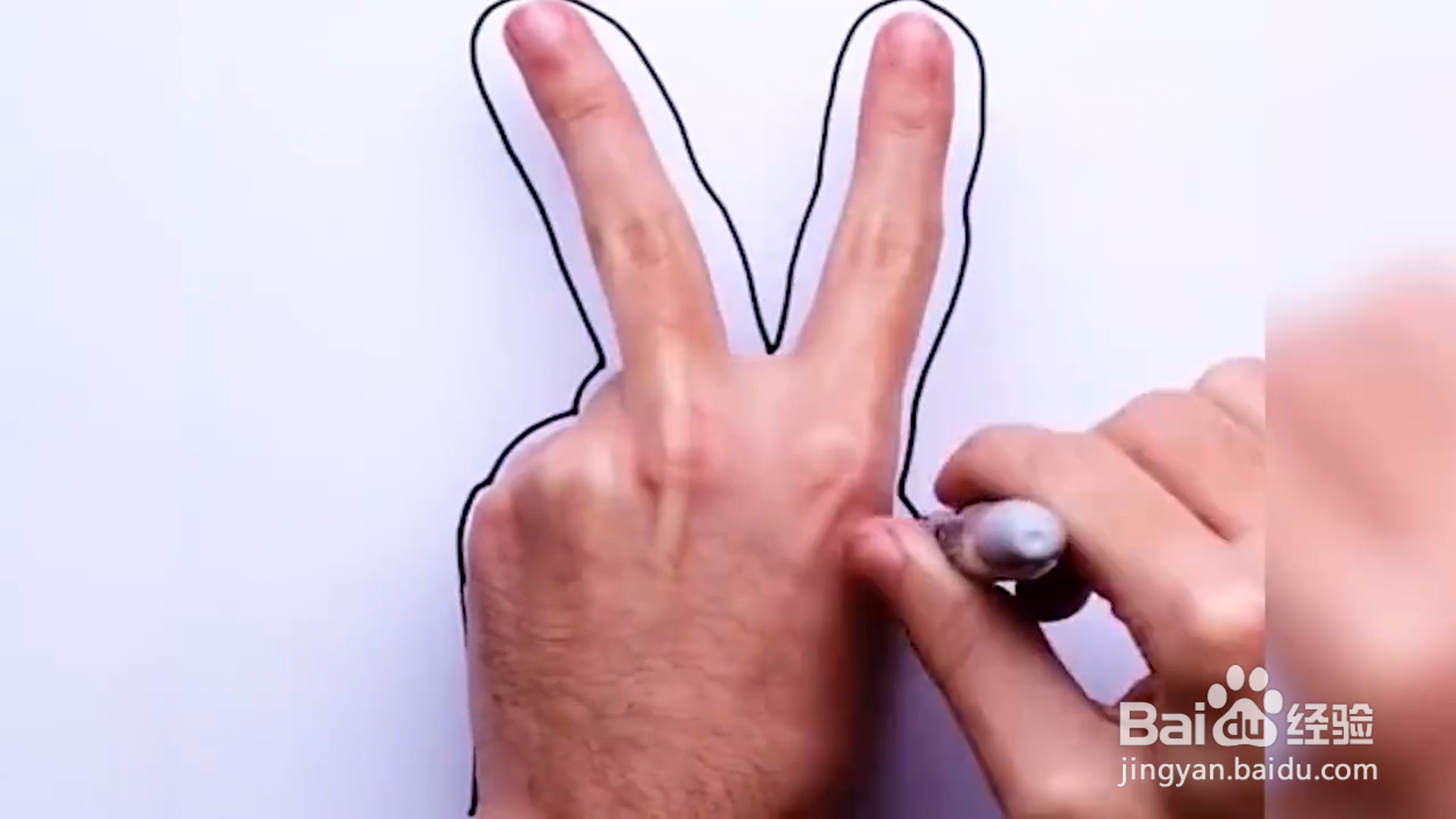 如何借助手形轻松绘制动物图案?