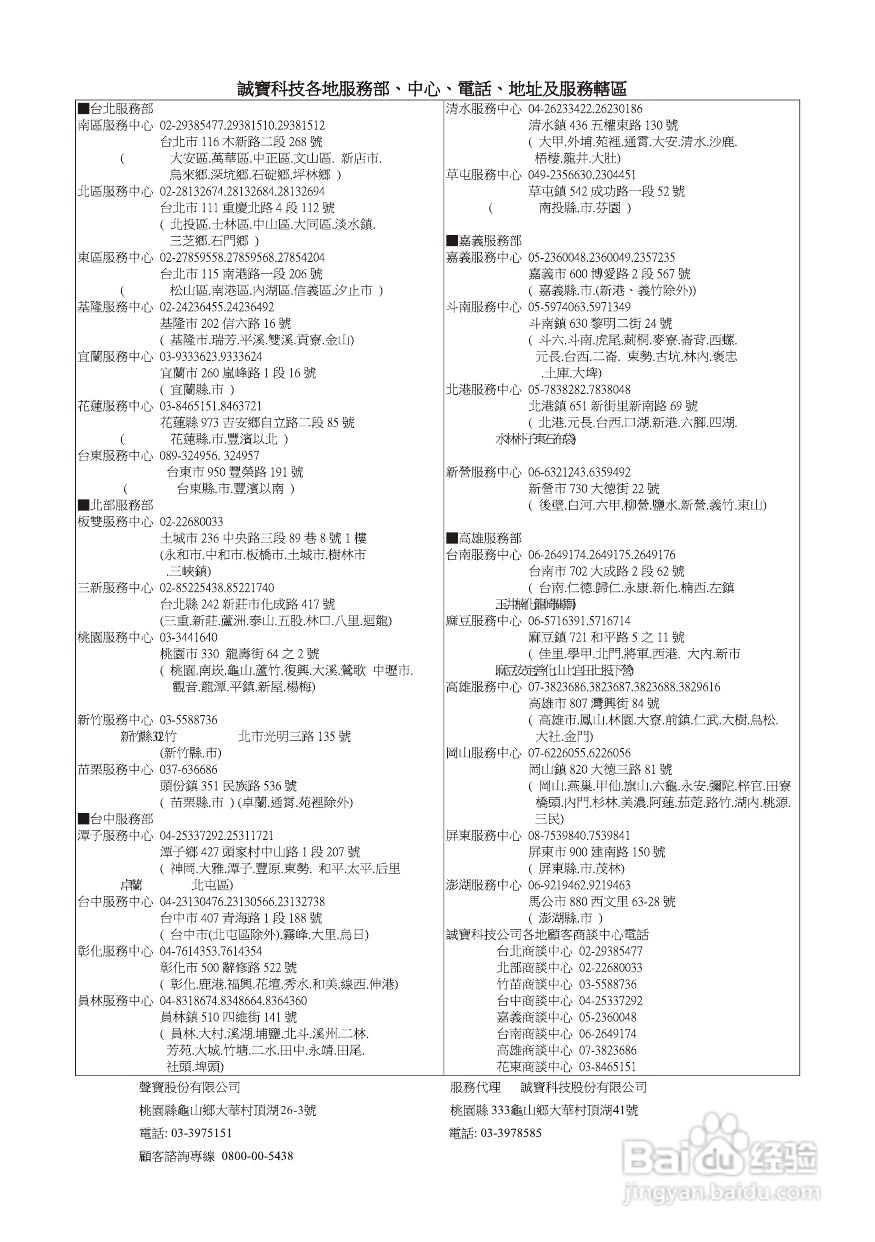 声宝DV-U220B型DVD播放机说明书:[2]