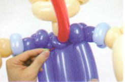 魔法气球造型系列之气球卡通公仔大力水手（下）