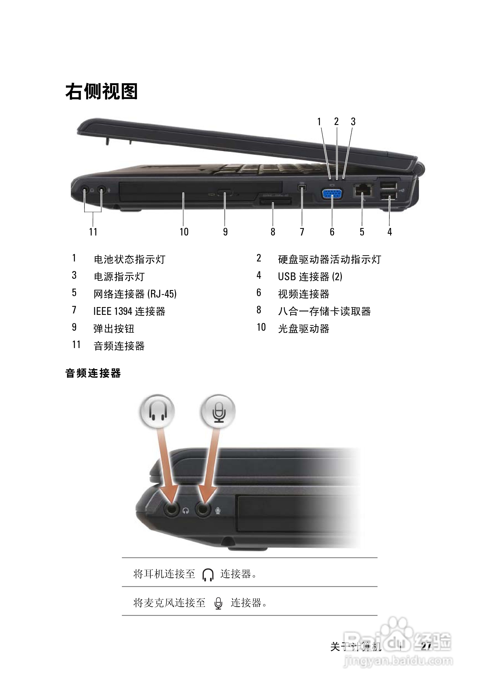 戴尔Vostro 1700笔记本电脑使用说明书:[3]