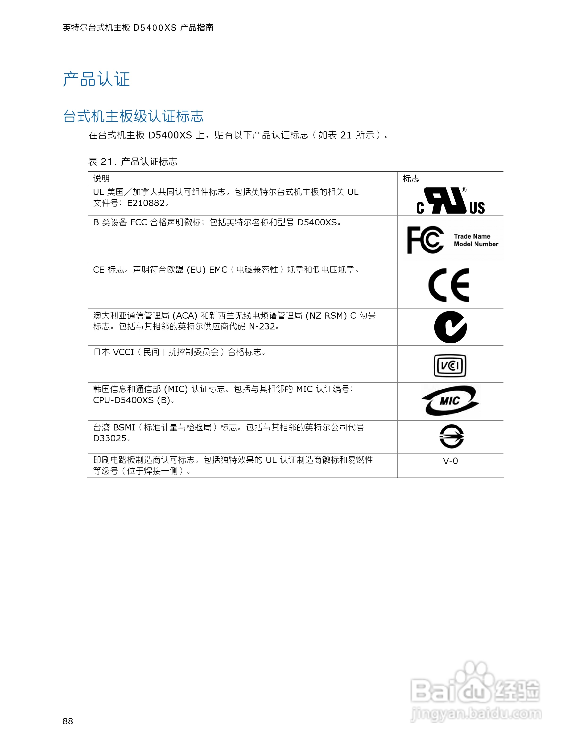 英特尔D5400XS型主板说明书:[9]