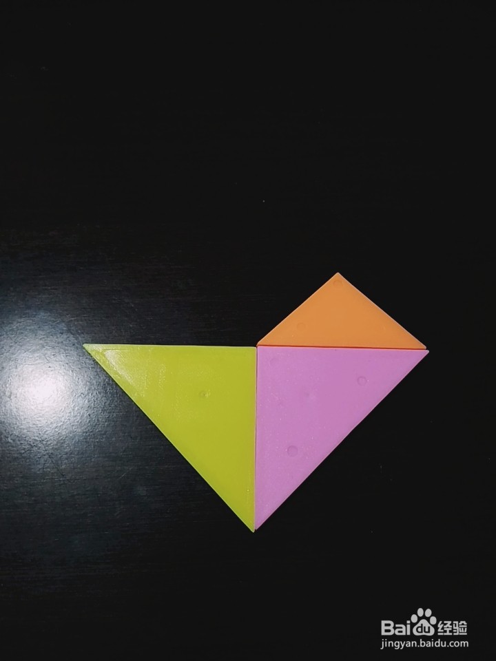 怎样用七巧板拼一只站立的大秃鹫(27)