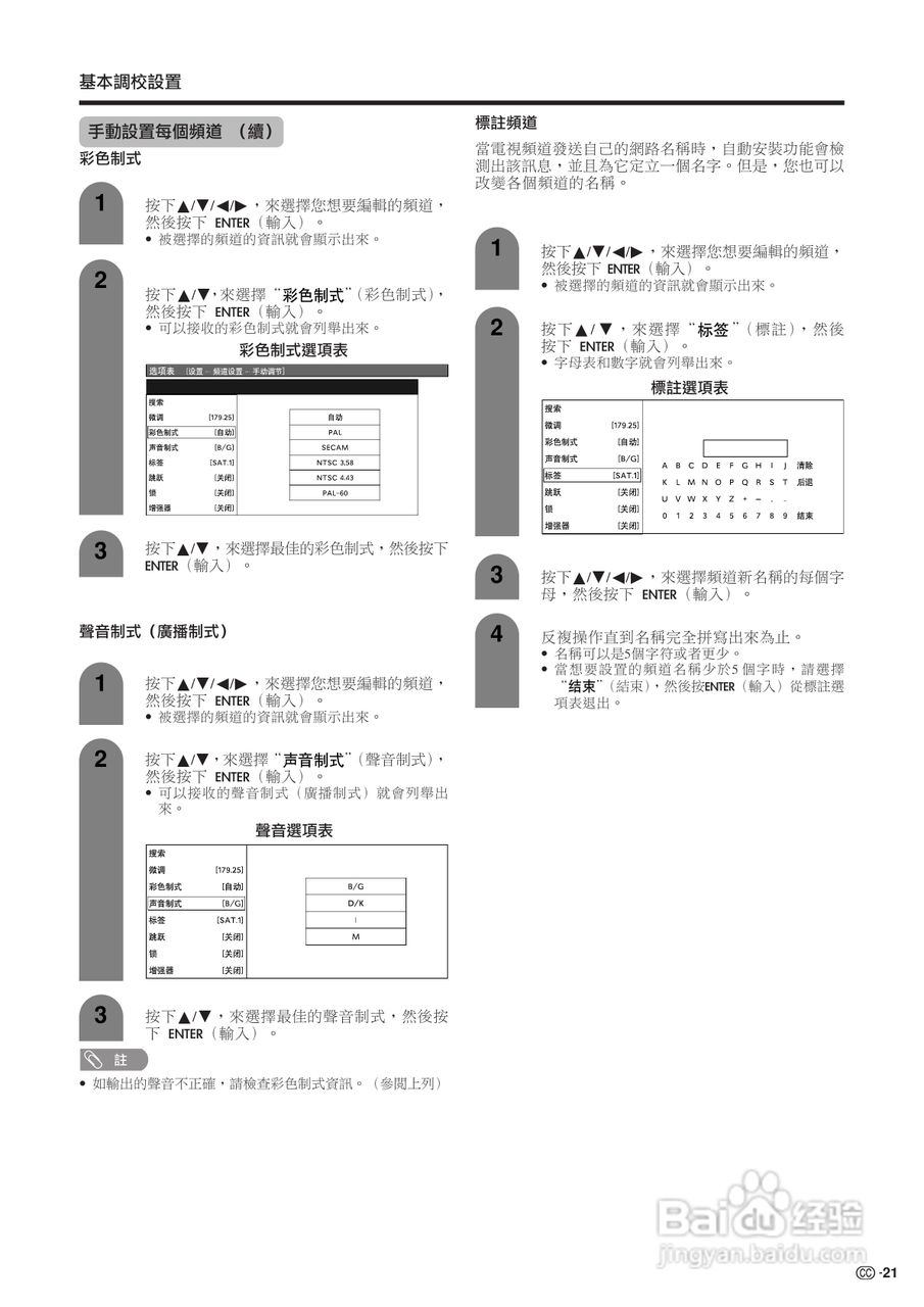 声宝LC-37GA3H型液晶电视机说明书:[3]